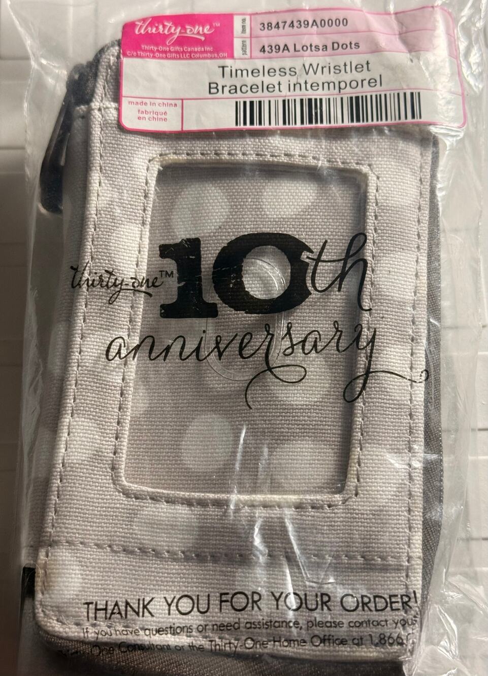 Thirty-one Timeless Wristlet Bracelet Intemporel